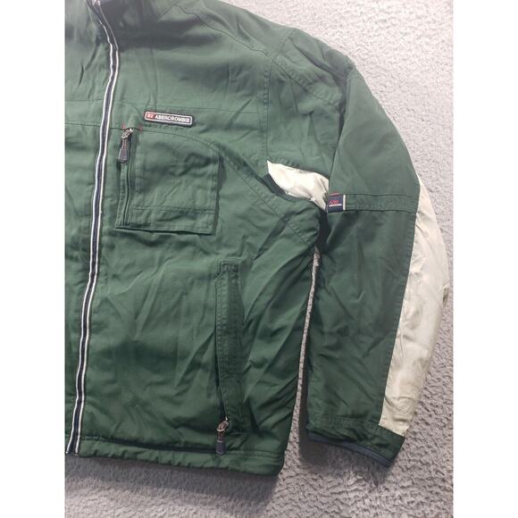 Abercrombie Fitch Jacket Men's XL Extra Large Reversible Full Zip Fleece Skiing - Picture 3 of 16